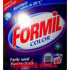 Пральний порошок Formil Color, 4,875 kg для автоматичного і ручного прання кольорової білизни.
